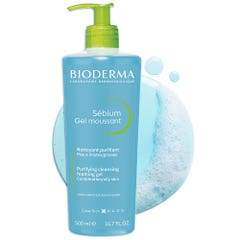 Bioderma Sebium Gel Detergente e Purificante Peau mixte, grasse 500ml