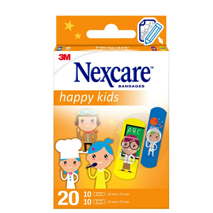 Medicazioni per bambini X20 Bambini Happy Nexcare