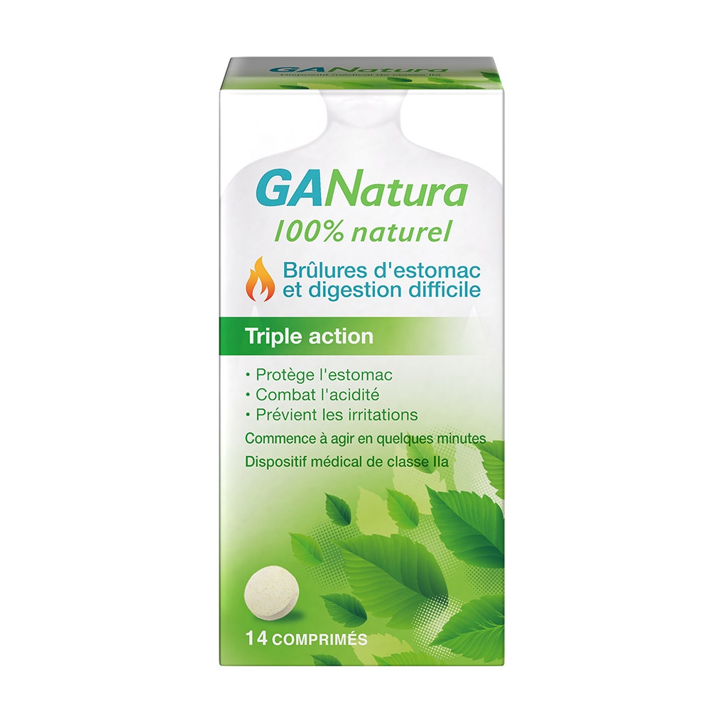 GaNatura Bruciore di stomaco e digestione azione tripla 14 compresse
