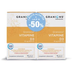 Granions Confezione di Vitamine D3 di Granions - 2a con uno sconto del 50% 2x60 capsule