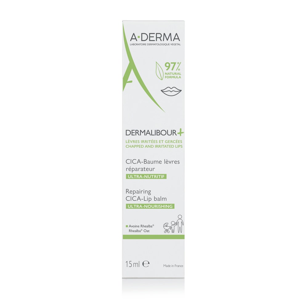 A-Derma Dermalibour+ Balsamo Riparatore Labbra CICA 15ml