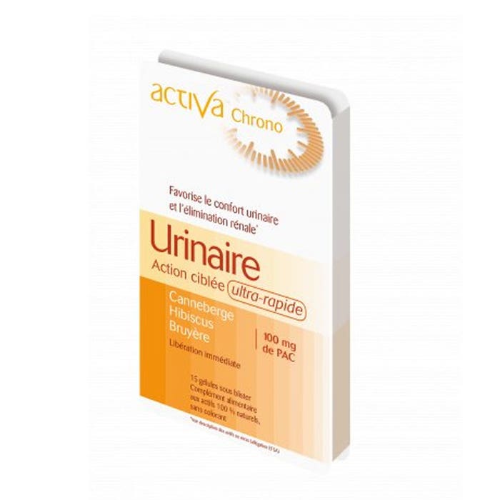 urinaria Ultra-rapida 15 geluli Chrono Azione mirata Activa