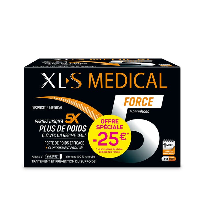 Xl-S Force 5 Medical 180 Gelules Format promo
