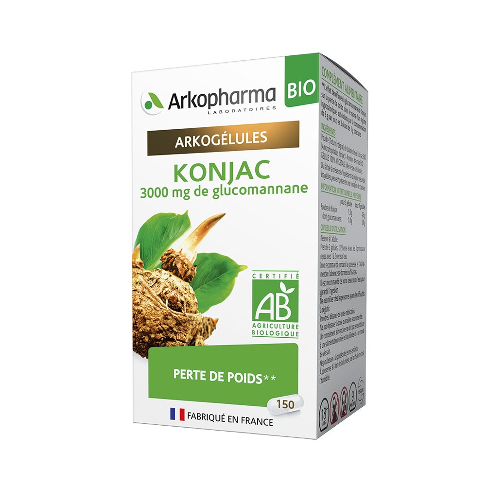 Arkopharma Arkocapsule Konjac Bio Perdita di Peso 150 Capsule