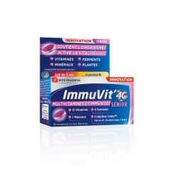 Forté Pharma ImmuVit'4G Immunità Senior Vitamine, Minerali e Fermenti 30 compresse tri-strato