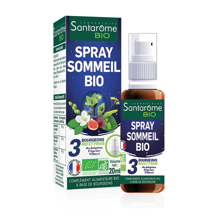 Santarome Spray biologico per il Sonno Complexe de bourgeons 20ml