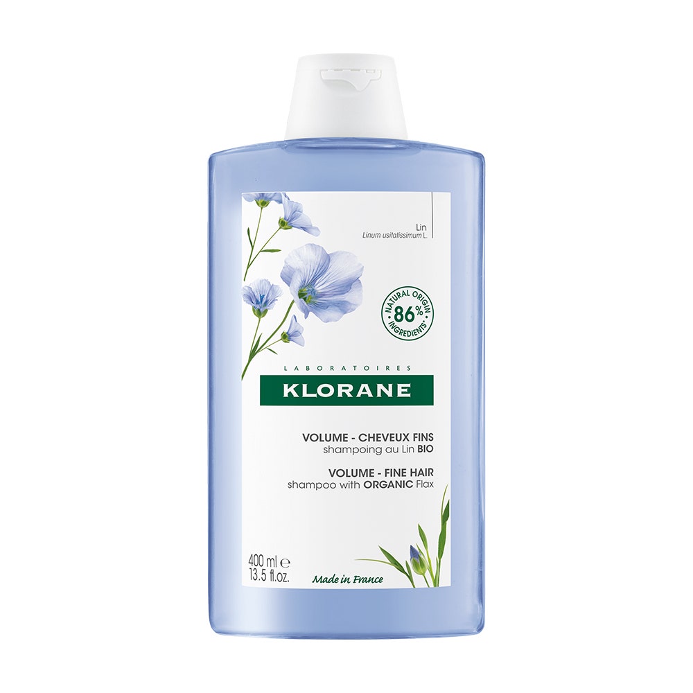 Klorane Lino Shampoo volumizzante per capelli fini Bio 400 ml