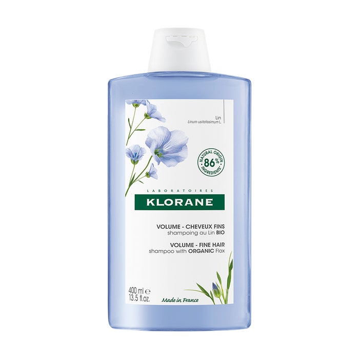Shampoo volumizzante per capelli fini 400 ml Lin Bio Klorane