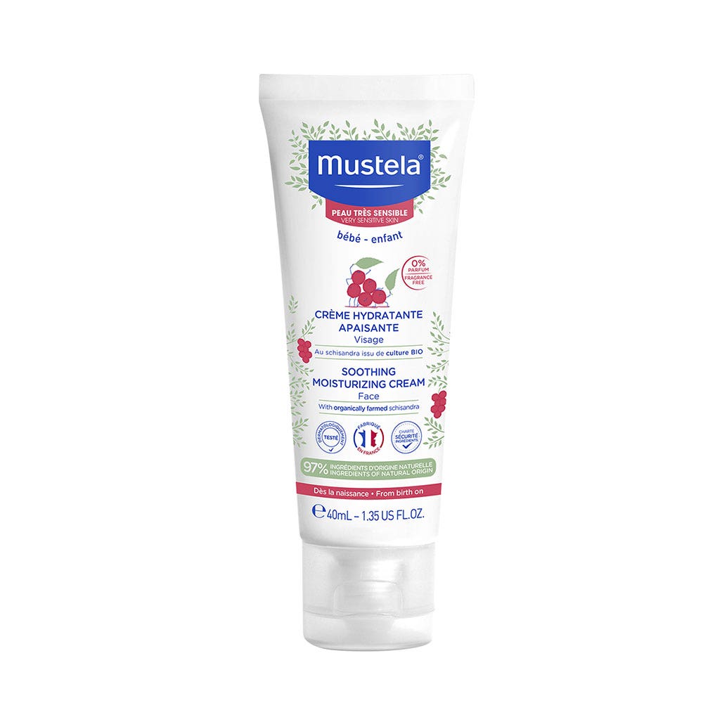 Mustela Mustela Bambino Crema Viso Idratante Lenitiva Per Pelli Ipersensibili 40ml