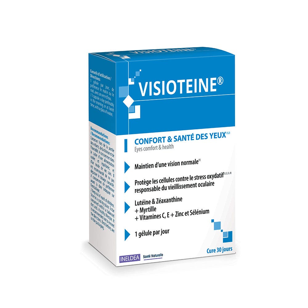 Ineldea Santé Naturelle Visioteina Comfort e salute degli Occhi 30 capsule