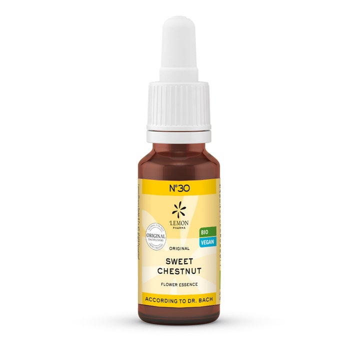 Lemon Pharma N°30 Elixir Biologiques Original D'angleterre Sweet Chestnut 20ml