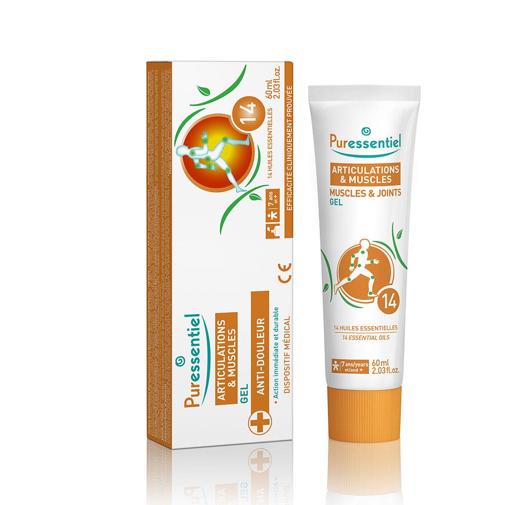 Puressentiel Articolazioni e Muscoli Gel da massaggio 60 ml