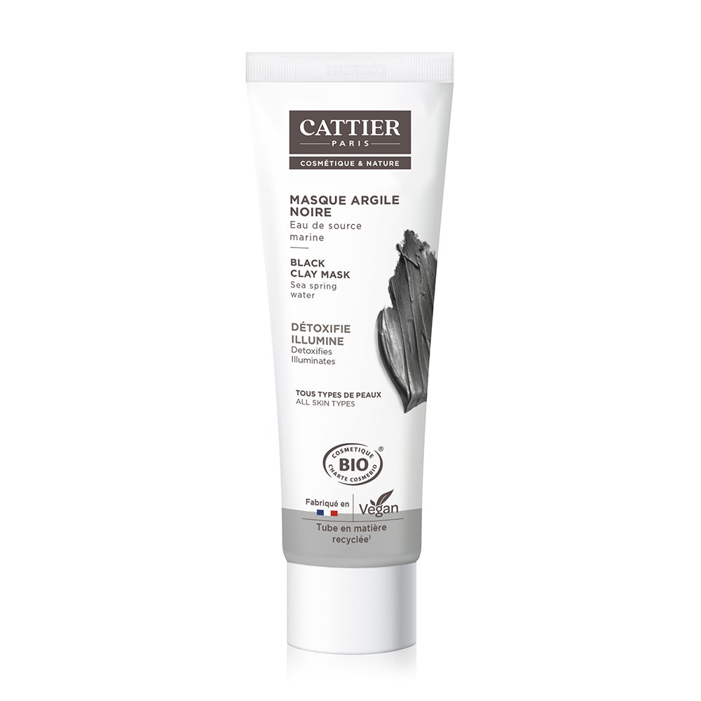 Cattier Argilla Maschera nera bio 100ml