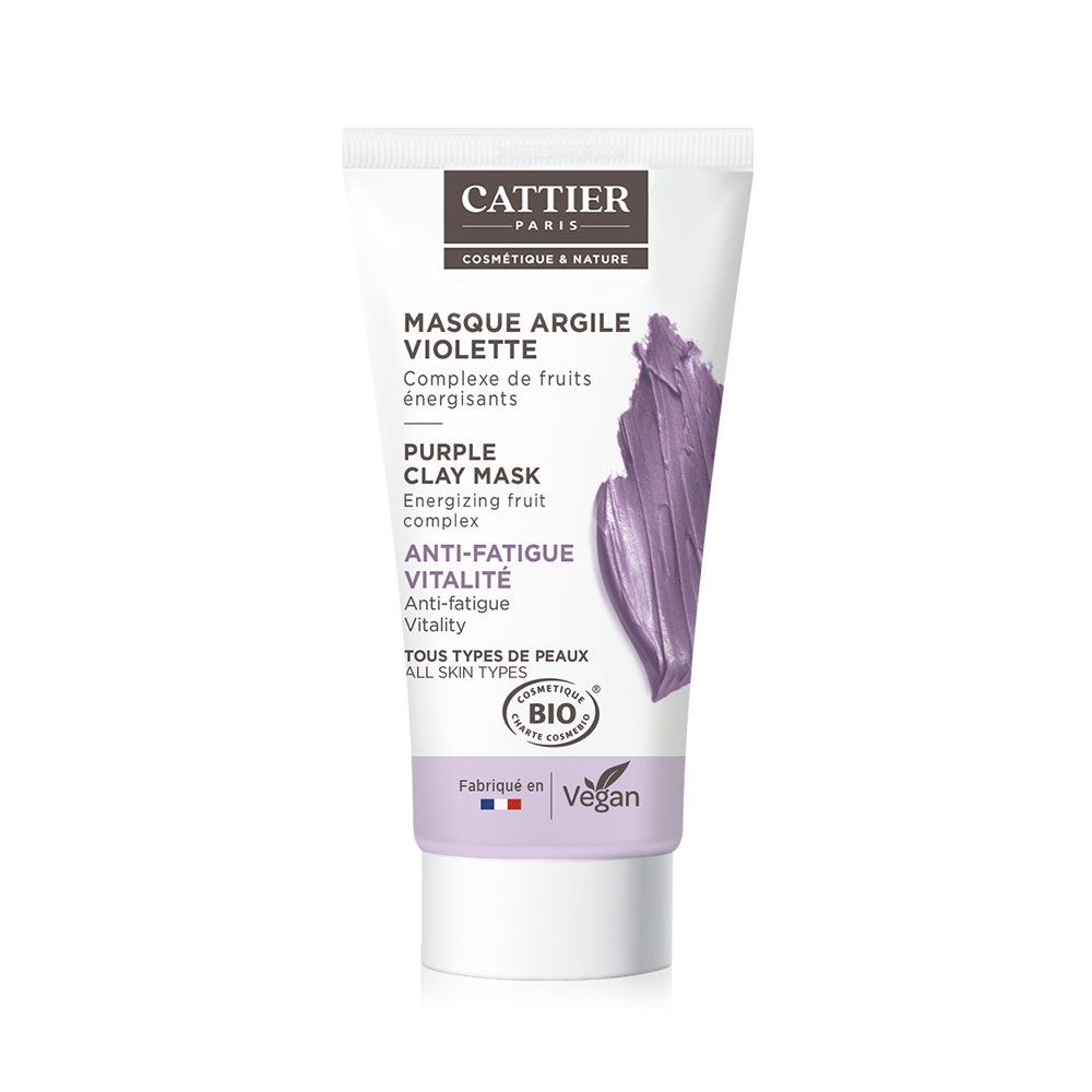 Cattier Mini maschera all'argilla Violetta Bio 30ml