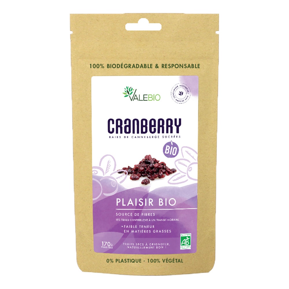Valebio Super frutto del mirtillo rosso 170g