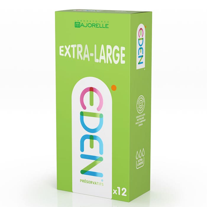 Preservativi extra-large x12 Eden Gen