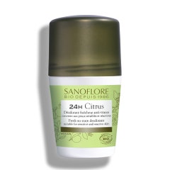 Sanoflore Deodorants Roll-on efficace 24 ore al Limone - certificato biologico 50ml
