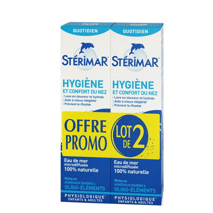 Spray Igiene nasale 2x100ml Sterimar