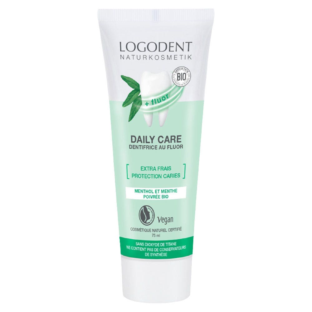 Logona Dentifricio Daily Care Extra Fresh con fluoruro 75ml