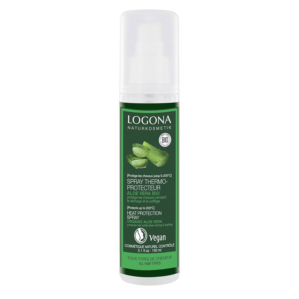 Logona Spray termoprotettivo all'aloe vera biologica 150 ml
