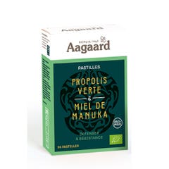 Aagaard Propolis Verte e miele di Manuka biologico x36 compresse