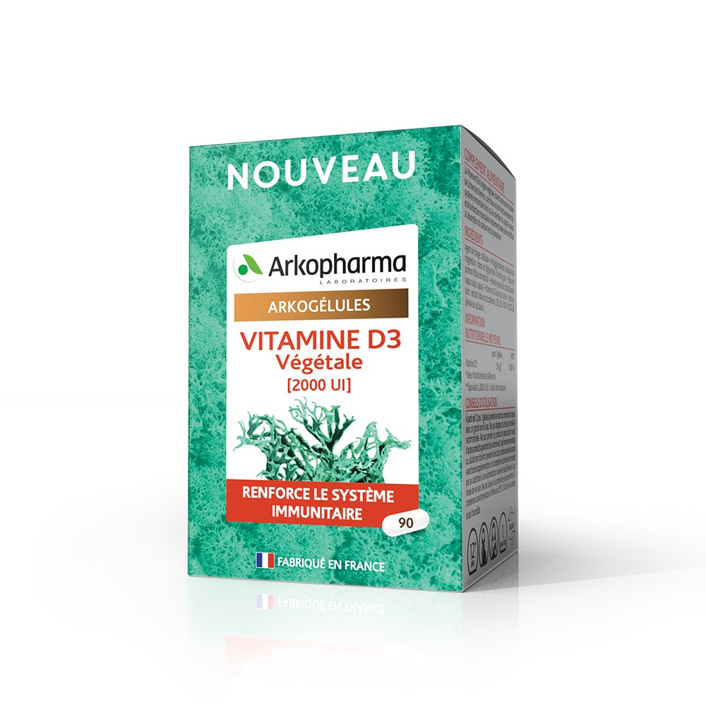 Arkopharma Arkocapsule Vitamina D3 vegetale 90 capsule