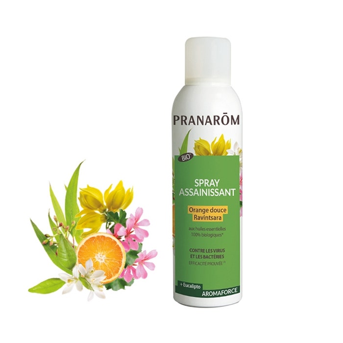 Pranarôm Aromaforce Spray Purificante Arancia Dolce - Ravintsara Bio 75ml