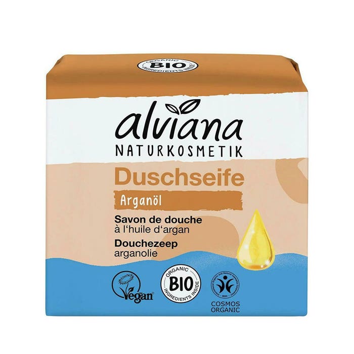 Sapone da doccia all'olio di argan Bio 100g Alviana
