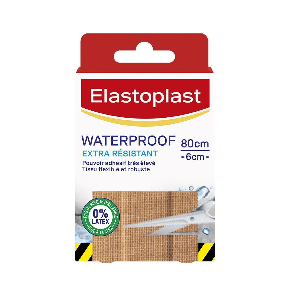 Elastoplast Bendaggi impermeabili extra resistenti 80x6cm X8