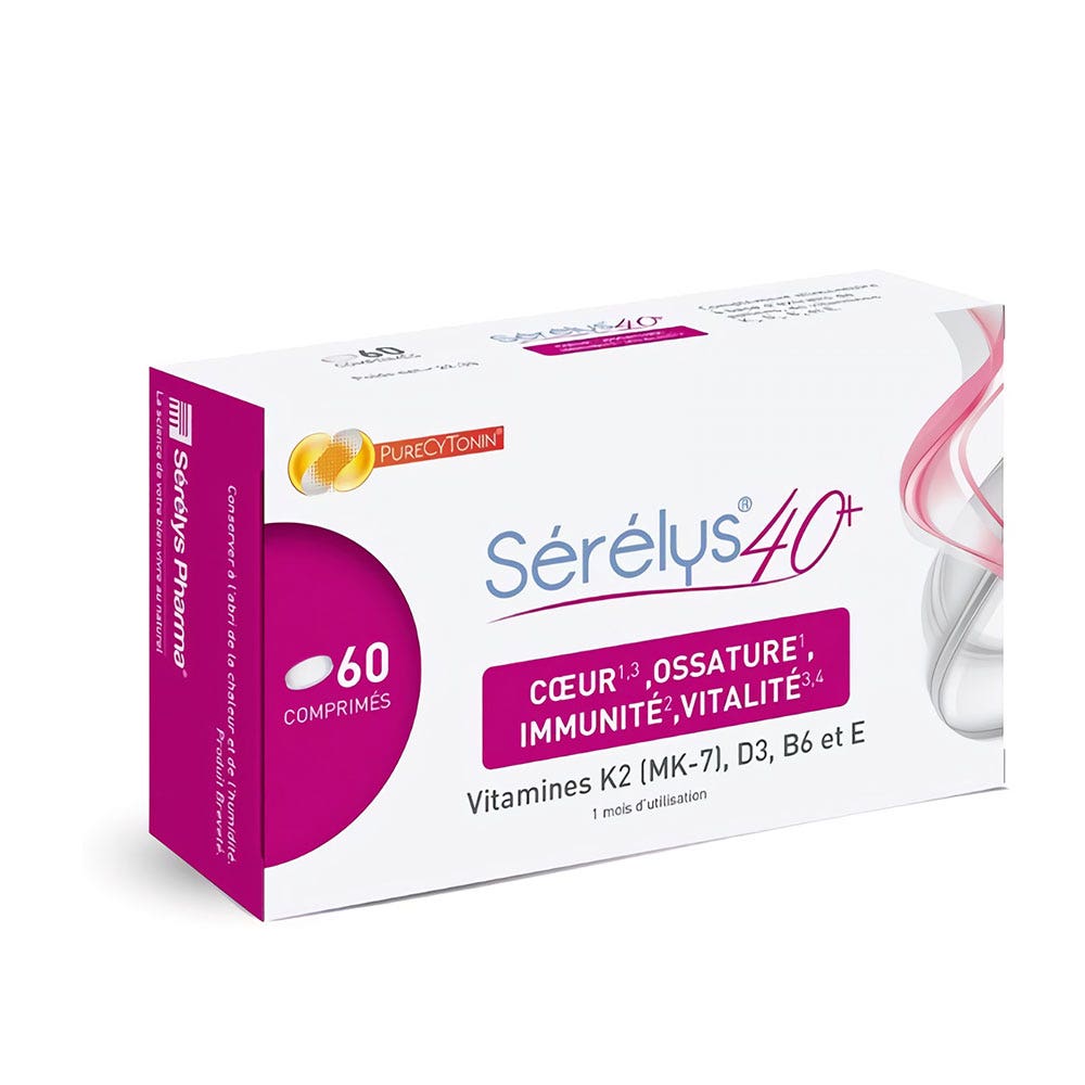 Serelys Pharma Serelys Osteo 60 Compresse Coeur, ossature, immunité et vitalité 60 Comprimes