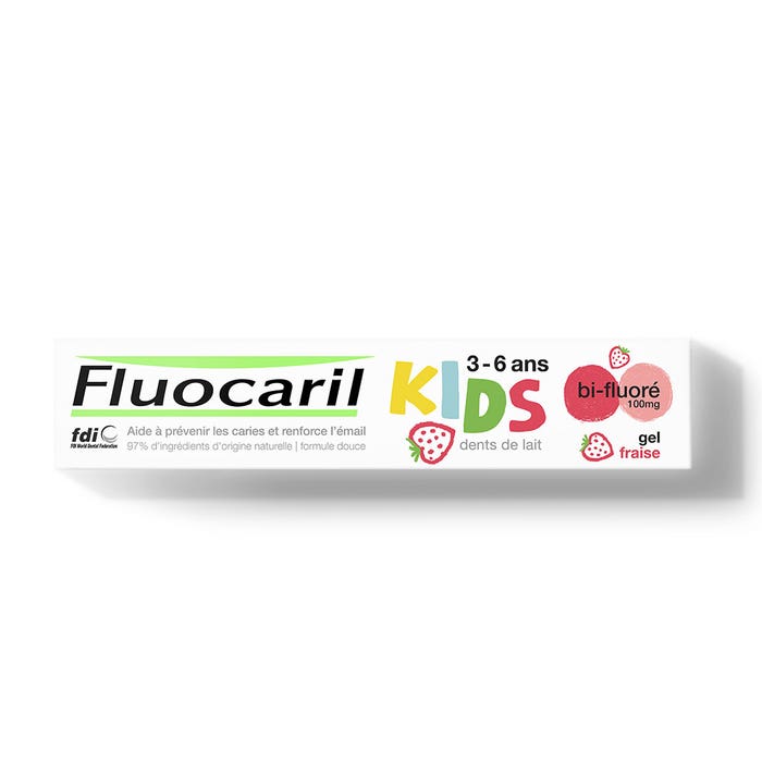 Dentifricio Kids Fragola 50ml 3 - 6 ans Fluocaril
