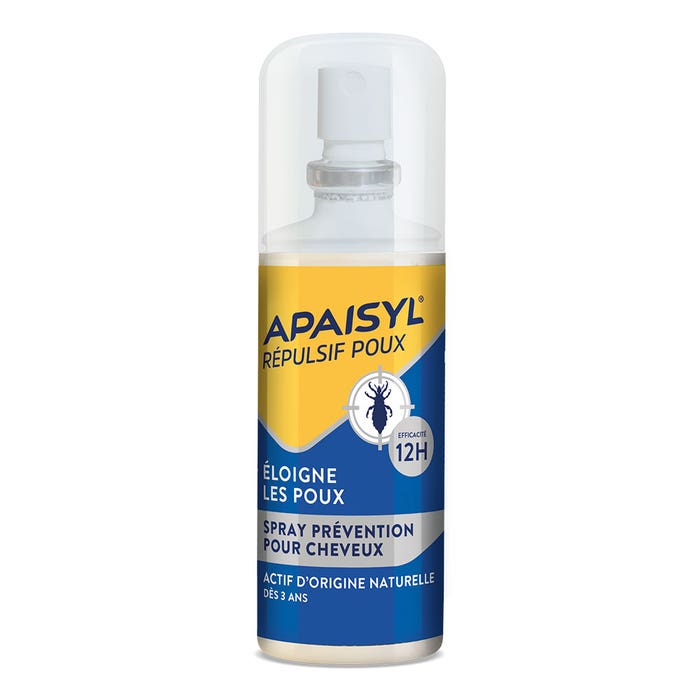 Spray anti-pidocchi per capelli 90ml Apaisyl