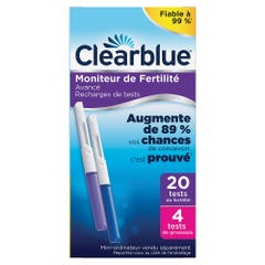 Clearblue Monitor di fertilità 24 Sticks Ricariche