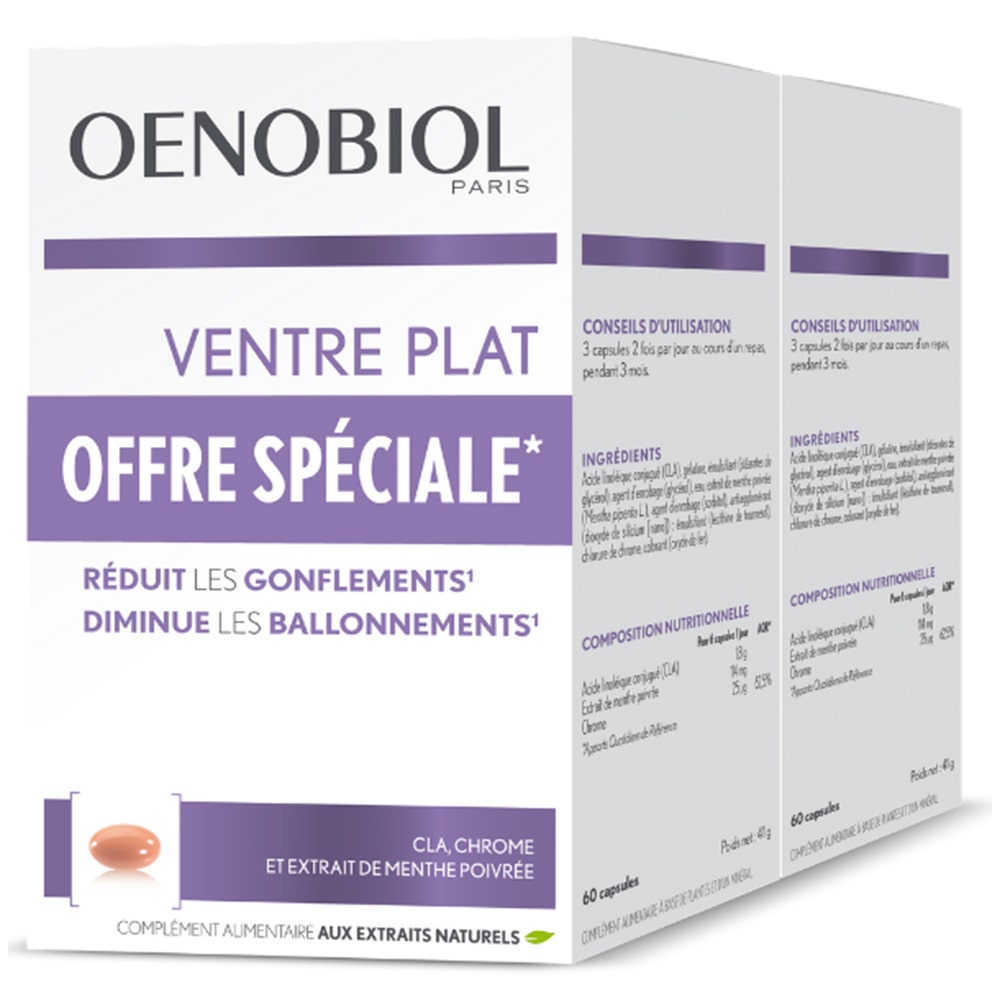 Oenobiol Dimagranti Pancia piatta 2x60 capsule
