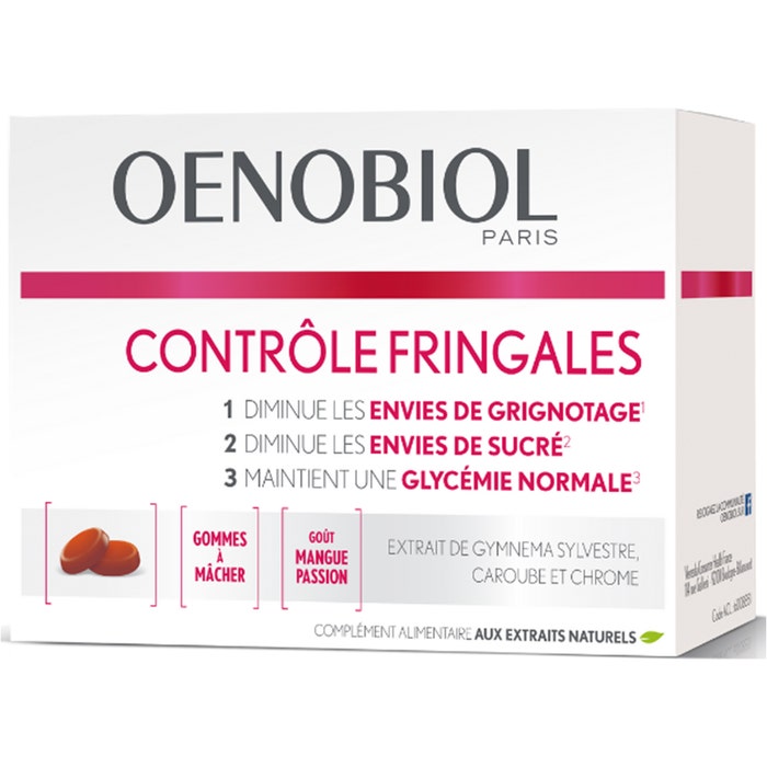 Oenobiol Minceur Controllo della fame 50 gomme da masticare