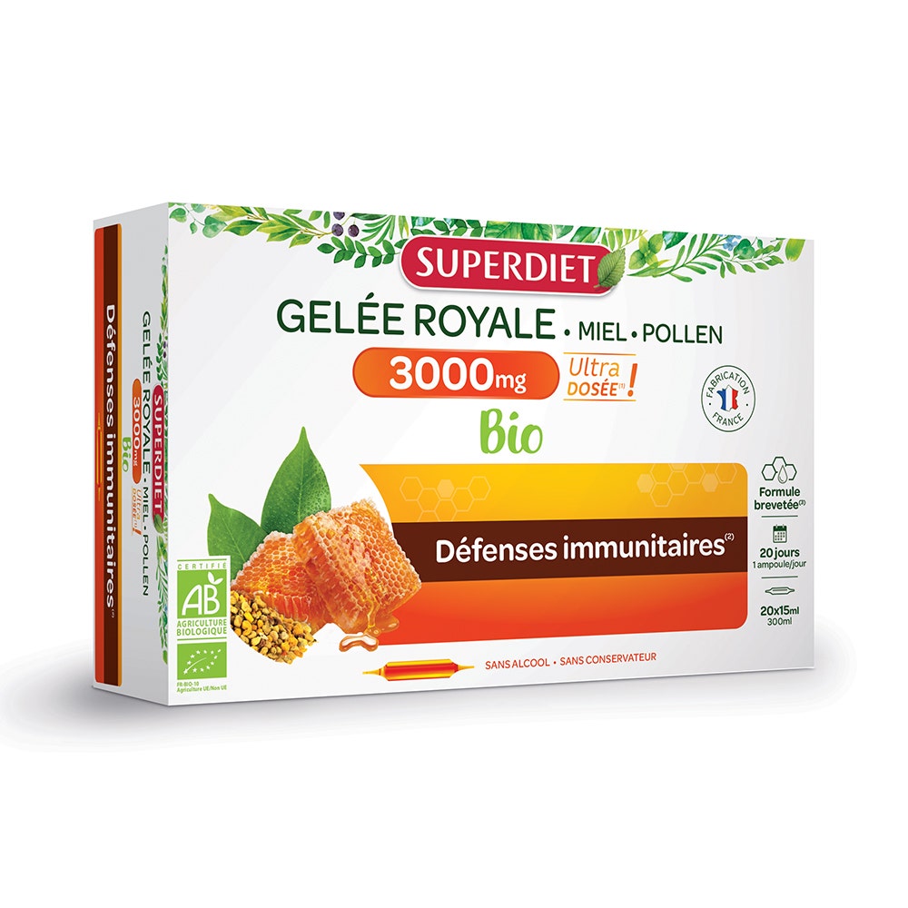Superdiet Pappa Reale 3000mg Biologica 20 fiale - Easypara