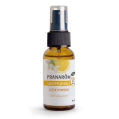 Pranarôm Les diffusables Spray tonico biologico Zest Limone e bergamotto 30ml