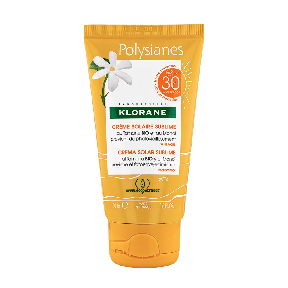 Klorane Polysianes Crema solare Sublime Spf30+ Viso 50ml
