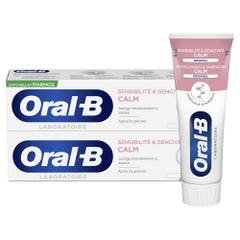 Oral-B Calm Dentifricio Original per sensibilità e gengive 2x75ml