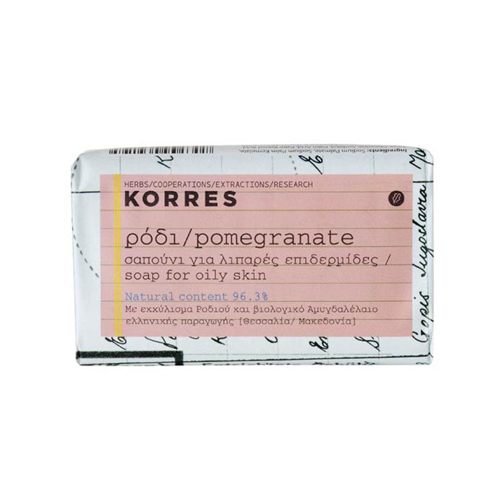 Korres Gli indispensabili Savon purifiant visage & corps Grenade (peaux mixtes) 125g