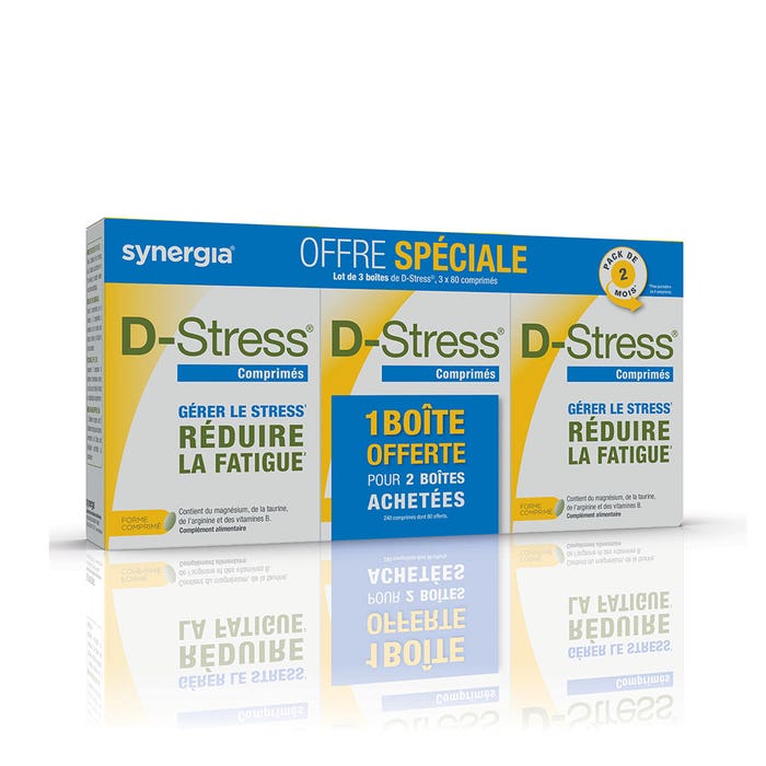 Synergia D Stress 80 Compresse 3x80 comprimés Synergia