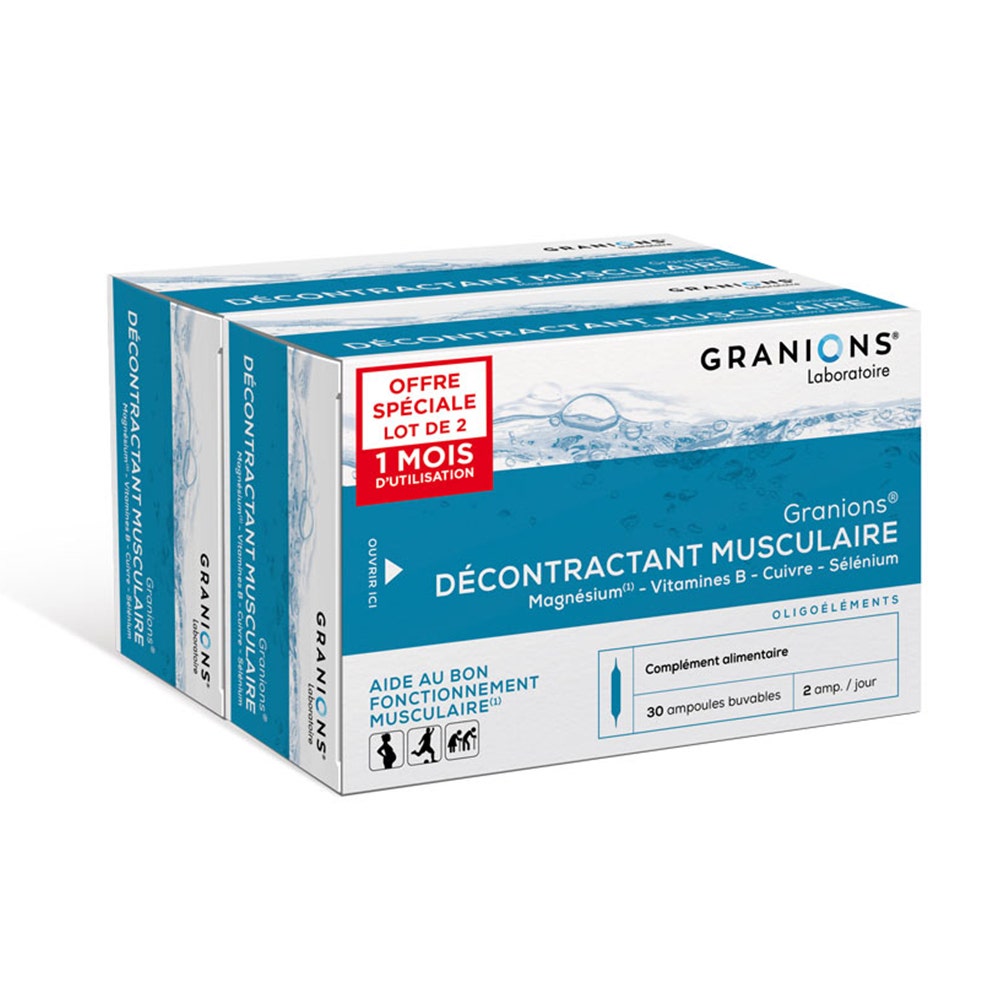Granions Decontratturante muscolare 2 x 30 fiale