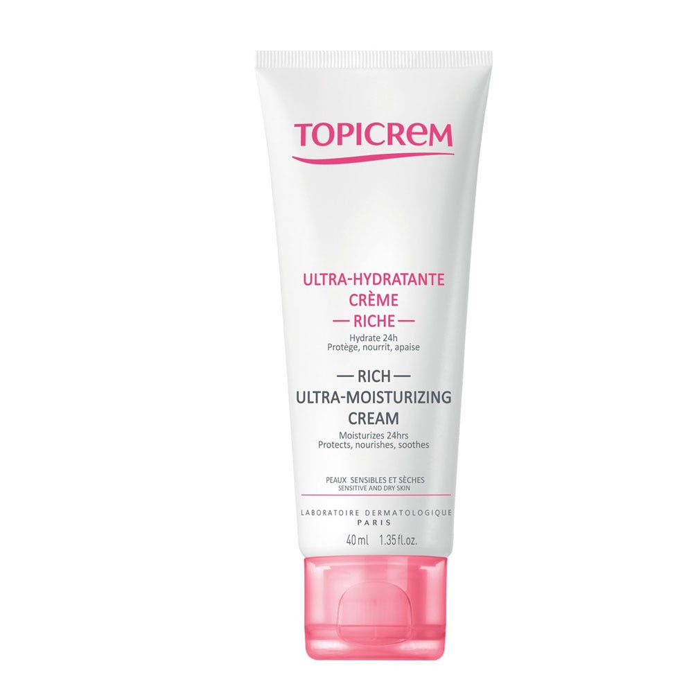 Topicrem Hydra+ Crema Viso Ricca Ultra-Idratante 40ml