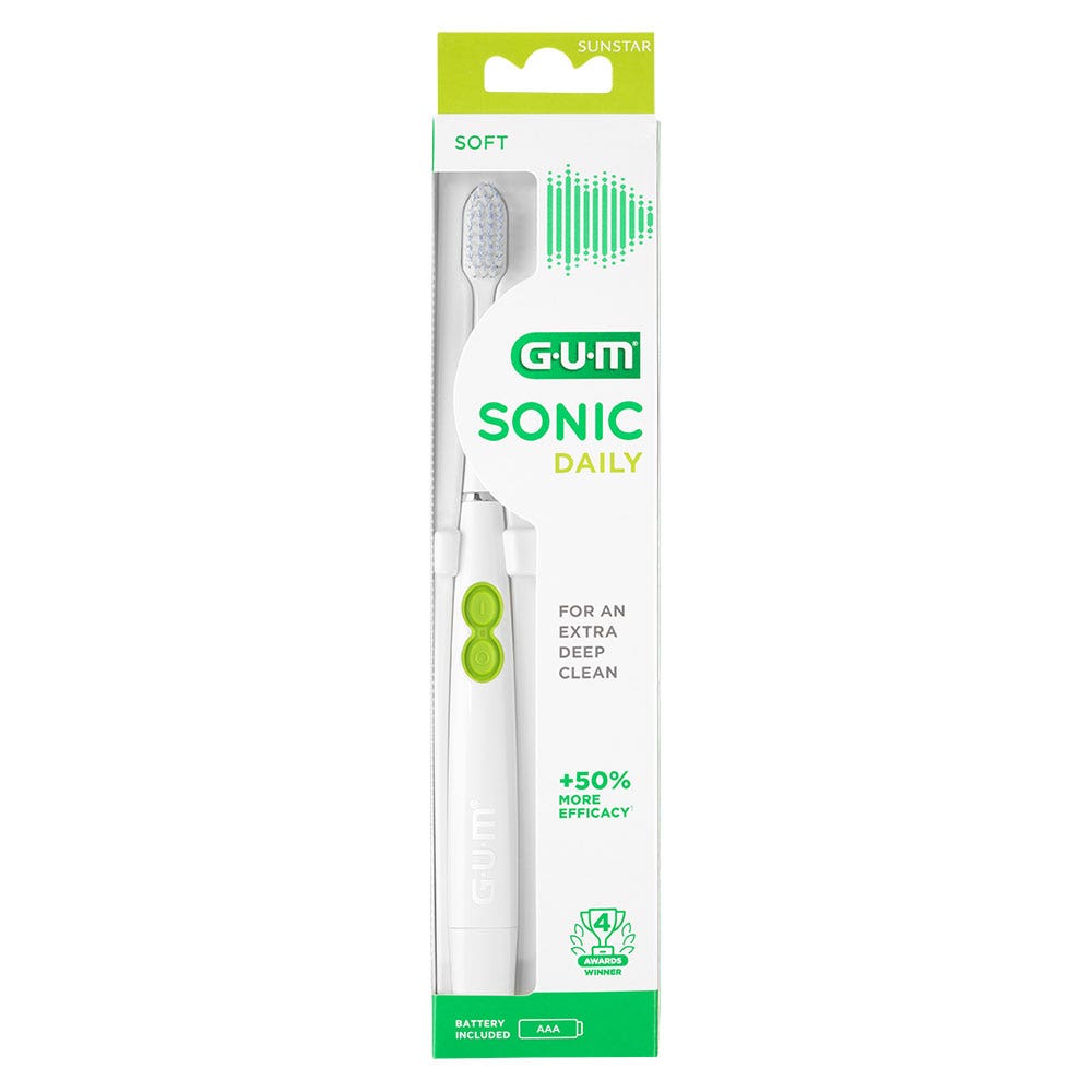 Gum Sonic Daily Spazzolino da denti Le Blanc