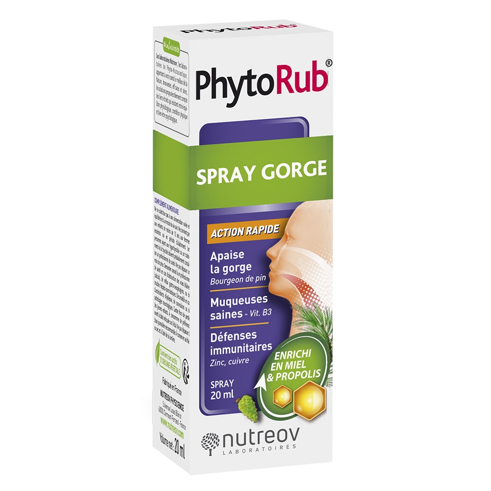 Nutreov Phyto-Rub Spray per la gola 30ml