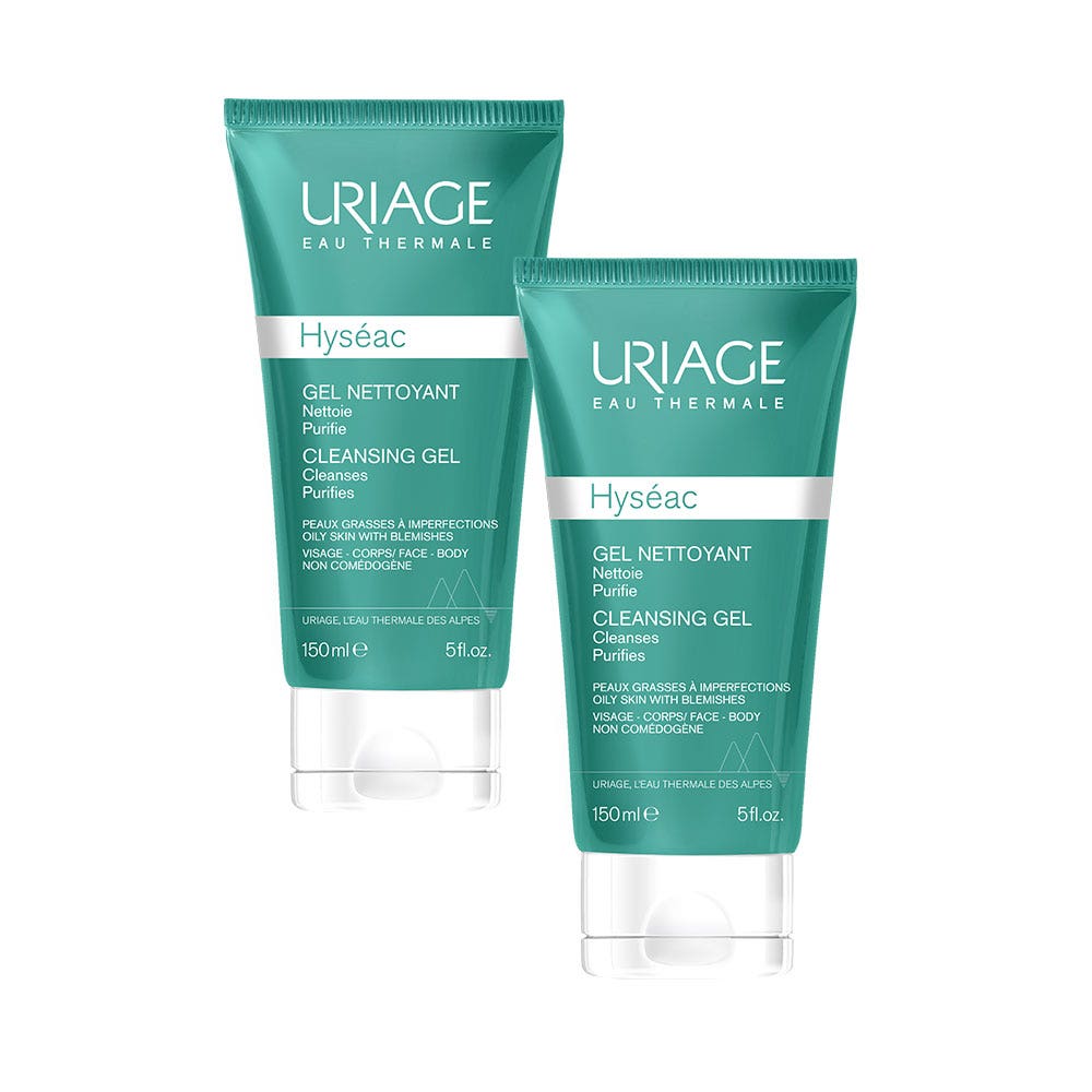 Uriage Hyseac Gel Detergente Pelli Da Grasse A Miste con imperfezioni Peaux Grasses à imperfections 150ml