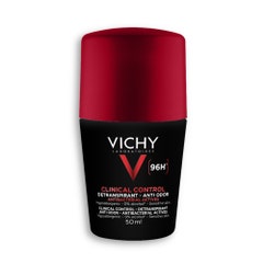 Vichy Déodorant Roll-on antiodore per uomo 96h 50ml