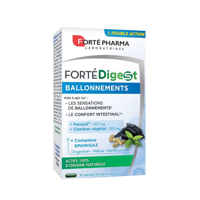 Gonfiore Carbone e D. Plantes 30 capsule Forté Digest Forté Pharma