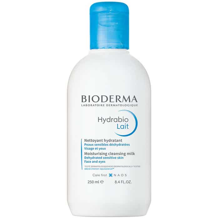 Bioderma Hydrabio Latte Detergente Struccante Pelle Sensibile Disidratata Peaux sensibles 250ml