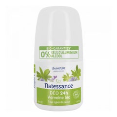 Natessance Deodorante alla Verbena biologico 24 ore su 24 50ml